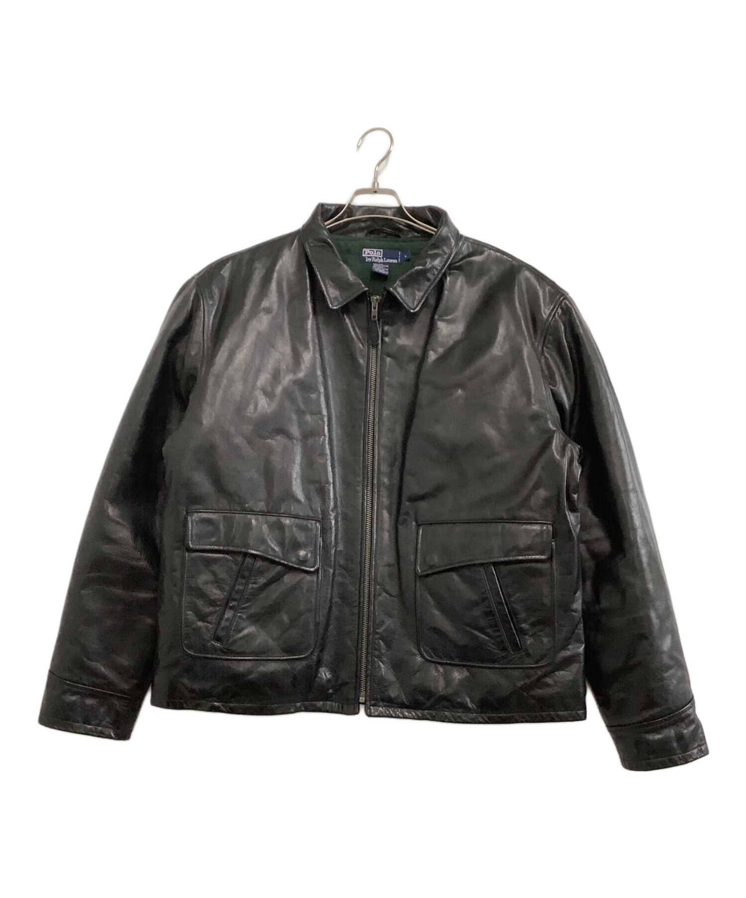 中古・古着通販】POLO RALPH LAUREN (ポロ・ラルフローレン) レザー