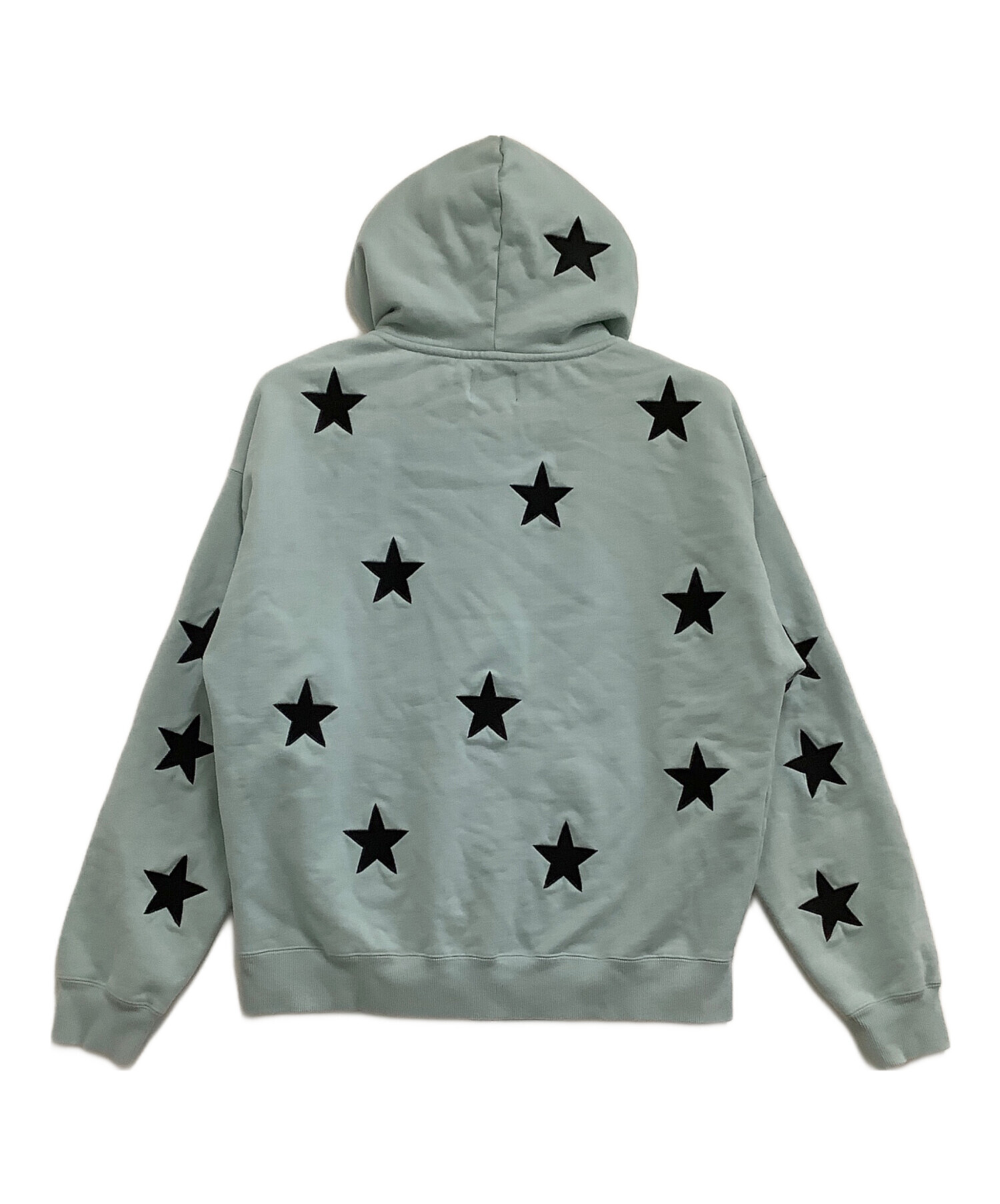 中古・古着通販】unknown (アンノウン) ジップパーカー 星柄 スカイ 
