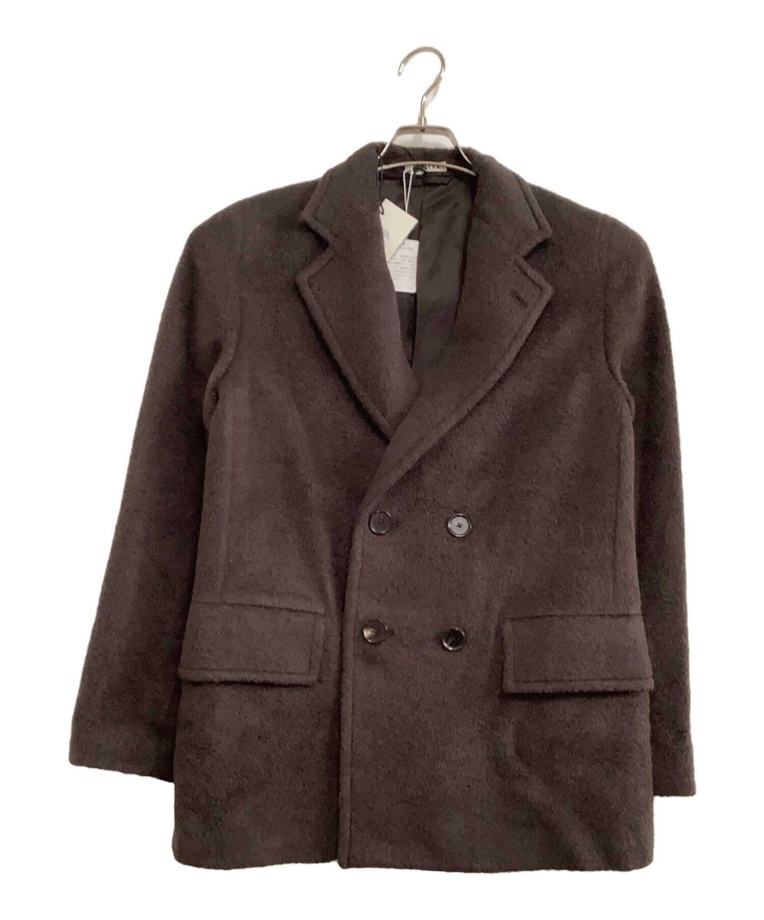 中古・古着通販】AURALEE (オーラリー) Pコート グレー 未使用品