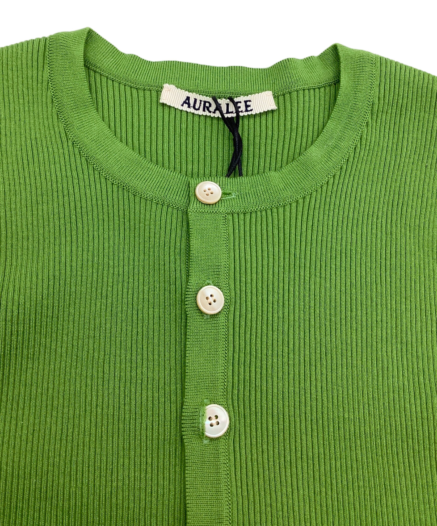 中古・古着通販】AURALEE (オーラリー) 薄手カーディガン GIZA HIGH