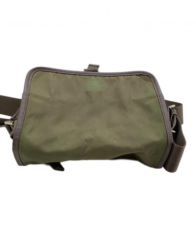 【新春セール！】PRADA ショルダーバッグ　カーキ　レディース・メンズ 中古・古着通販】PRADA (プラダ) ショルダーバッグ カーキ×ブラウン