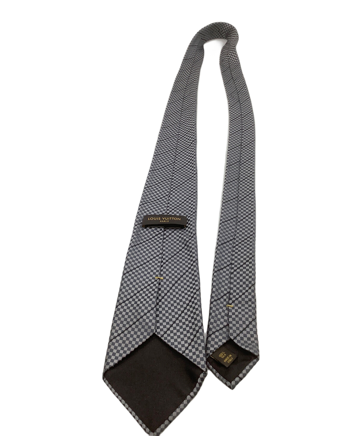 専用です。　　ルイ ヴィトン ネクタイ・マイクロダミエ 新品 未使用 中古・古着通販】LOUIS VUITTON (ルイ ヴィトン) ネクタイ マイクロ