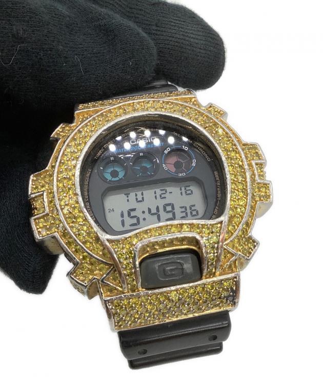 CASIO G-SHOCK 中古デジタル腕時計　ゴールド　カスタム品 中古・古着通販】CASIO (カシオ) 腕時計 G-SHOCK カスタム品 ゴールド