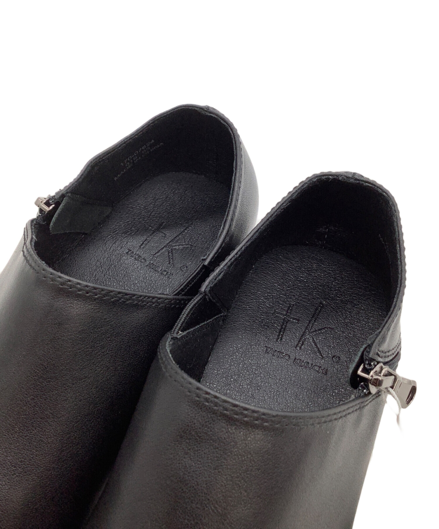 中古・古着通販】TAKEO KIKUCHI (タケオキクチ) レザーサイドゴア