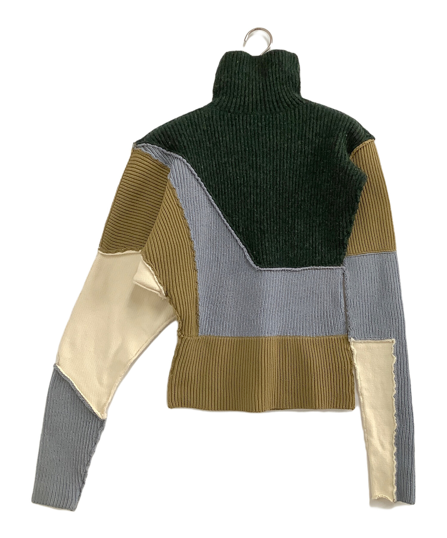 LEINWANDE ラインヴァンド フリンジハイネックニット F 中古・古着通販】LEINWANDE (ラインヴァンド) ハイネックニット マルチ