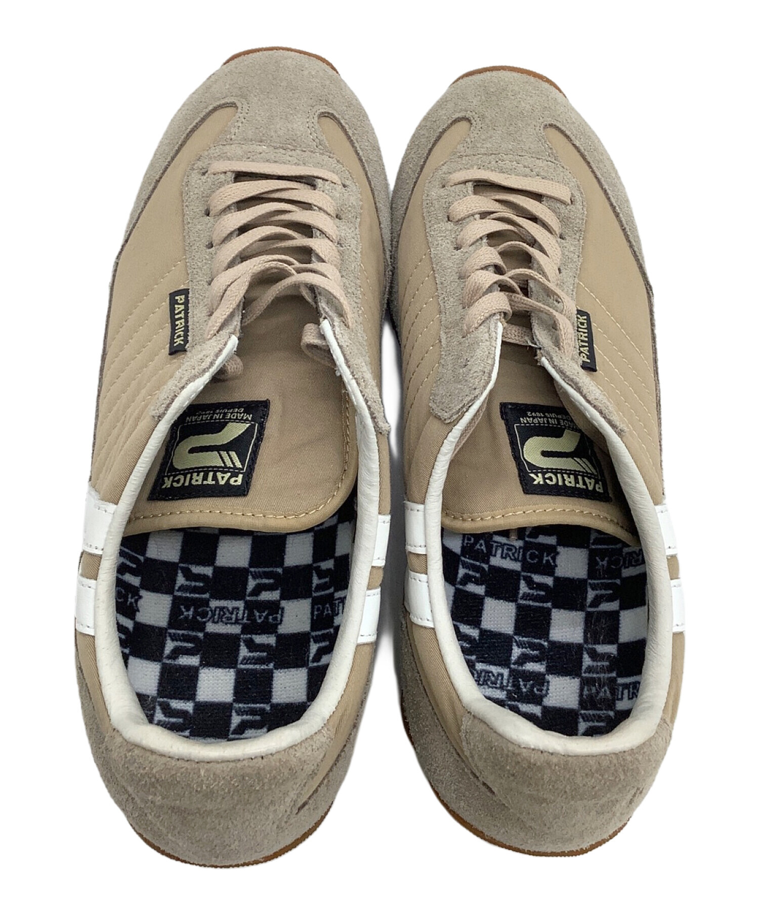 PATRICK スニーカー ベージュ39サイズ 中古・古着通販】PATRICK (パトリック) スニーカー ベージュ サイズ:38