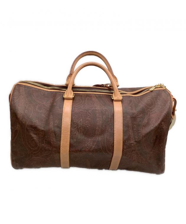 中古・古着通販】ETRO (エトロ) 2WAYボストンバッグ ブラウン