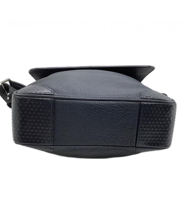 Dunhill ダンヒル ロゴ ショルダーバッグ レザー レディース [中古] 中古・古着通販】dunhill (ダンヒル) レザーショルダーバッグ ブラック