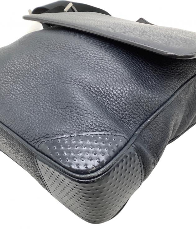 Dunhill ダンヒル ロゴ ショルダーバッグ レザー レディース [中古] dunhill(ダンヒル) / ショルダーバッグ/レザー/BRW/無地 | 中古品の