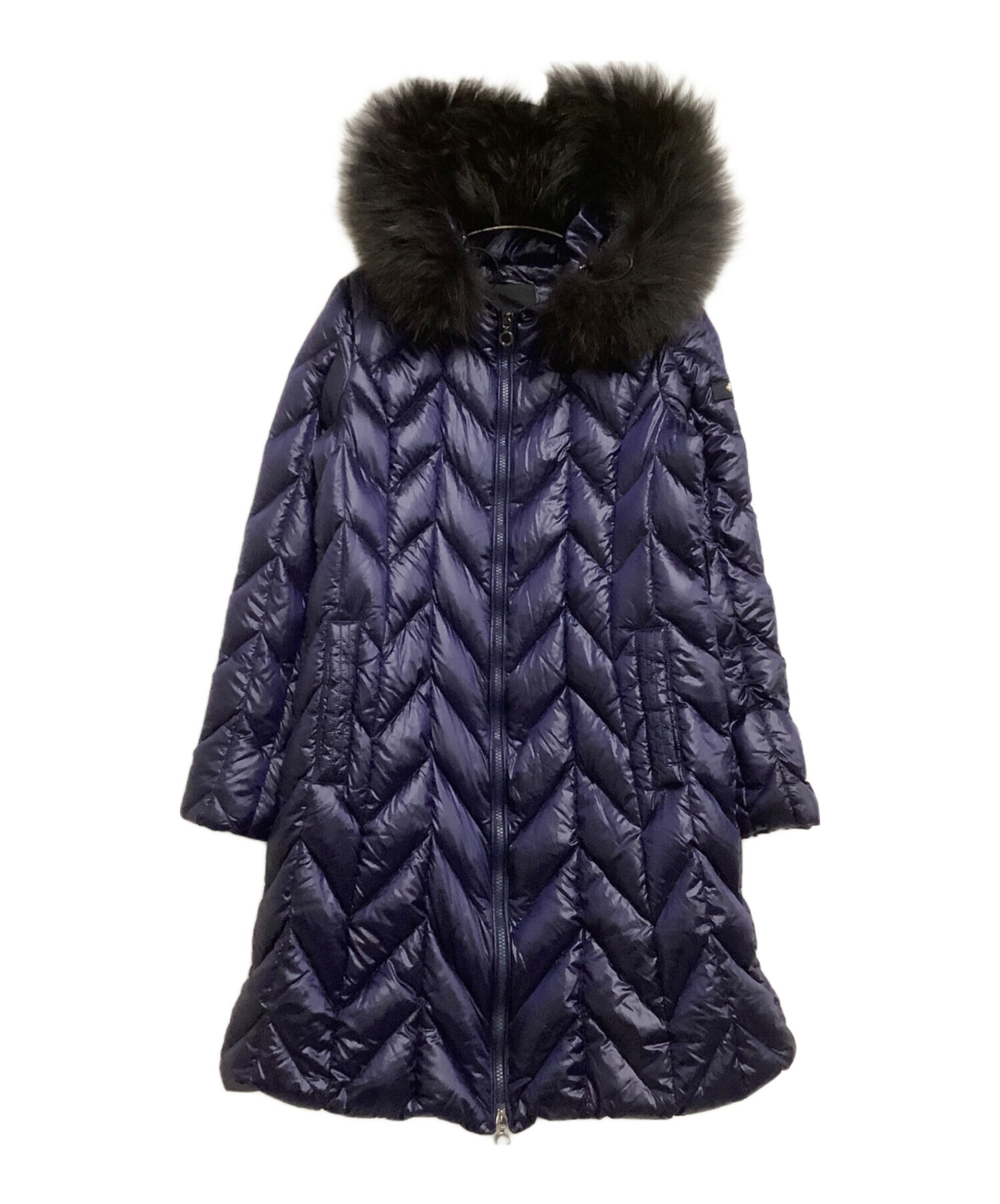 TATRAS タトラス　異素材　ダウン　ダウンコート　ネイビー　中古 2way TATRAS タトラス 異素材 ダウン ダウンコート ネイビー 中古 2way