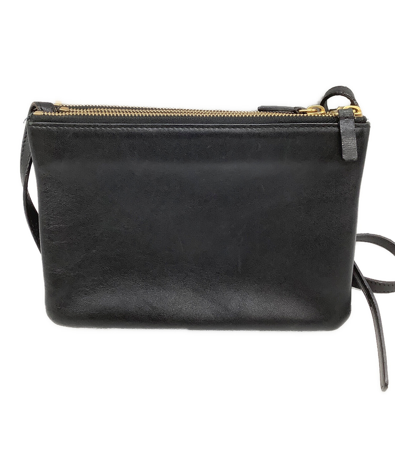 中古・古着通販】CELINE (セリーヌ) レザーショルダーバッグ トリオ