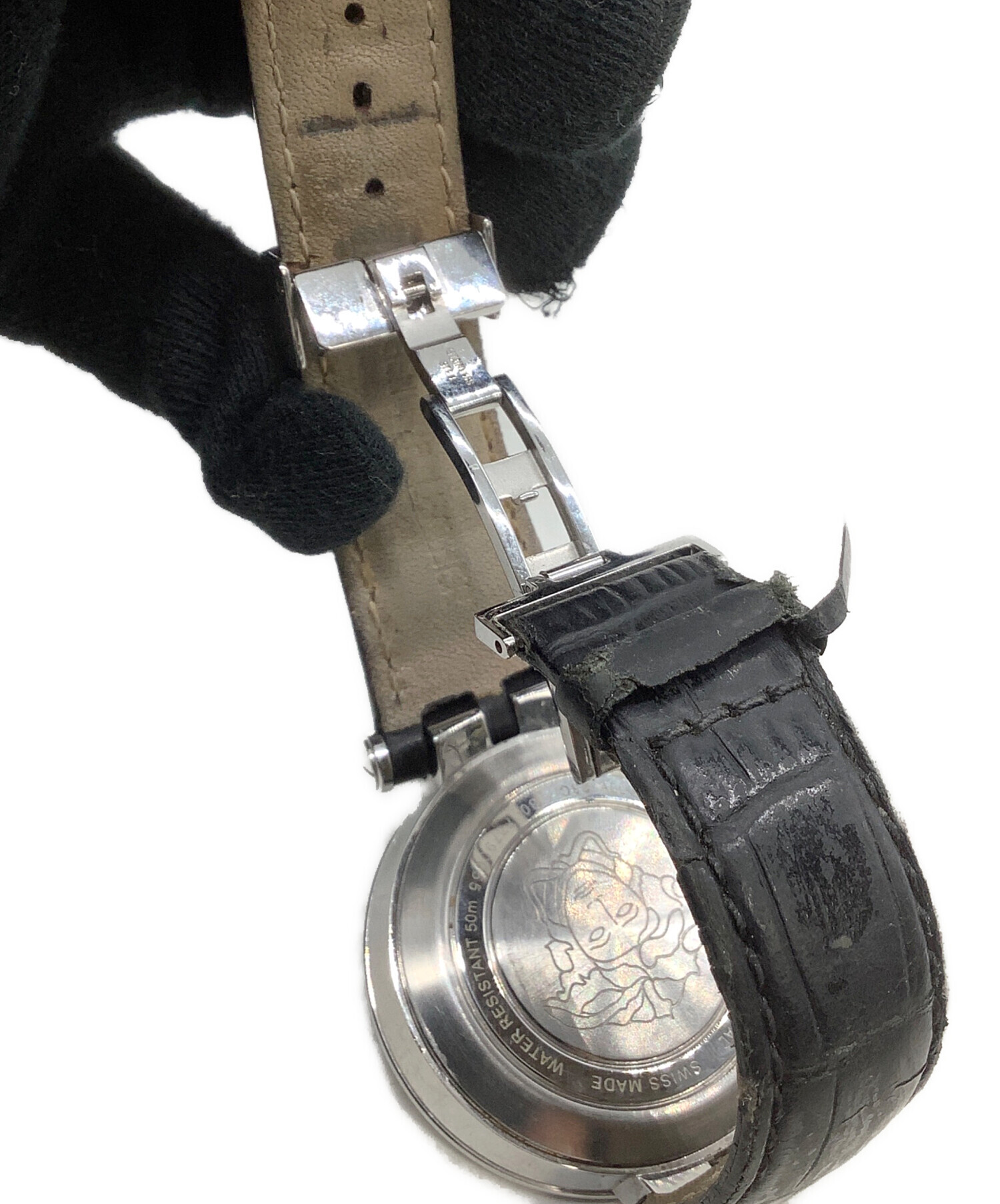 中古・古着通販】VERSACE (ヴェルサーチェ) 腕時計 Vレース クォーツ