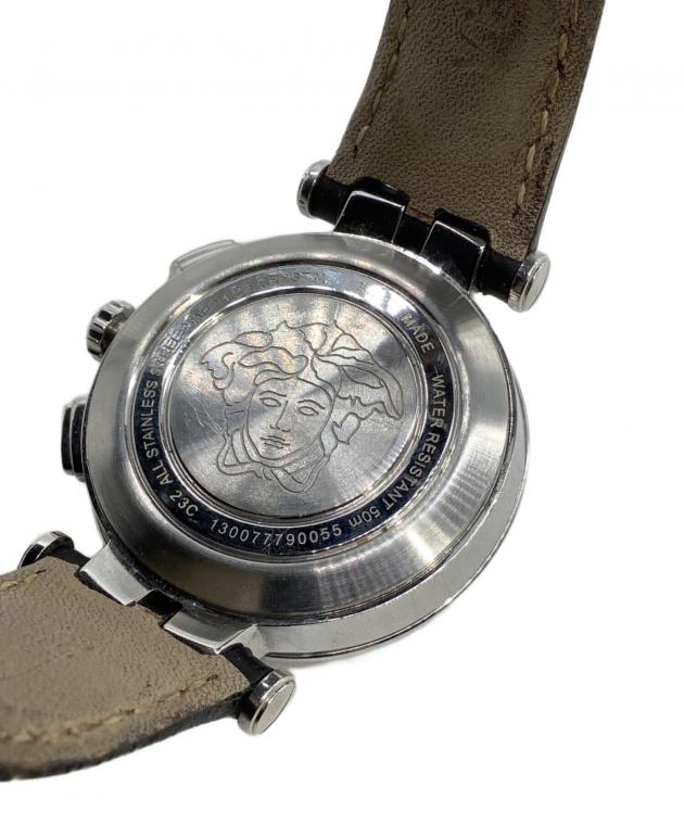 【新品未使用】VERSACE クォーツ腕時計 中古・古着通販】VERSACE (ヴェルサーチェ) 腕時計 Vレース クォーツ