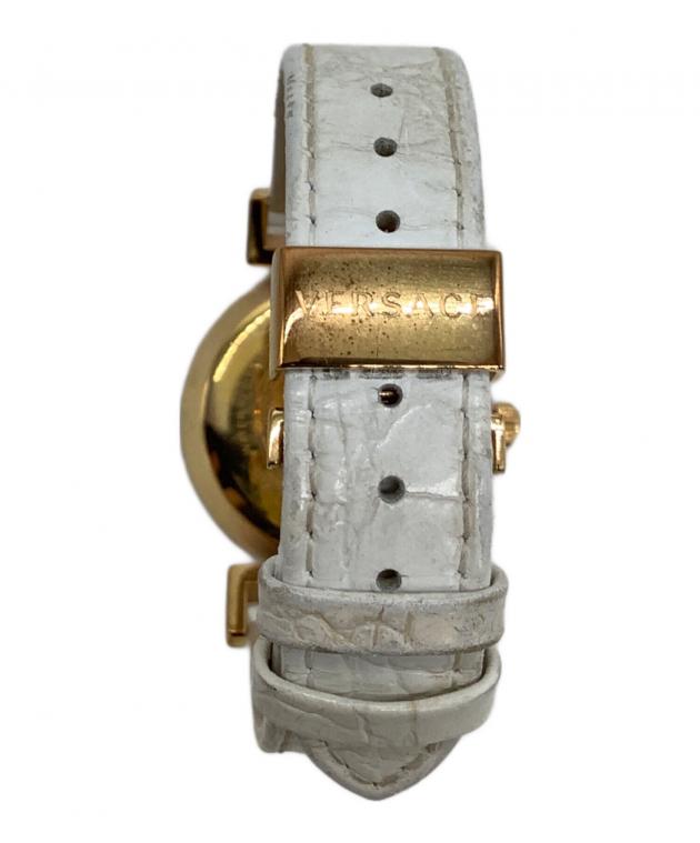 VERSACE レディース　腕時計未使用品 中古・古着通販】VERSACE (ヴェルサーチェ) 腕時計 クォーツ ホワイト