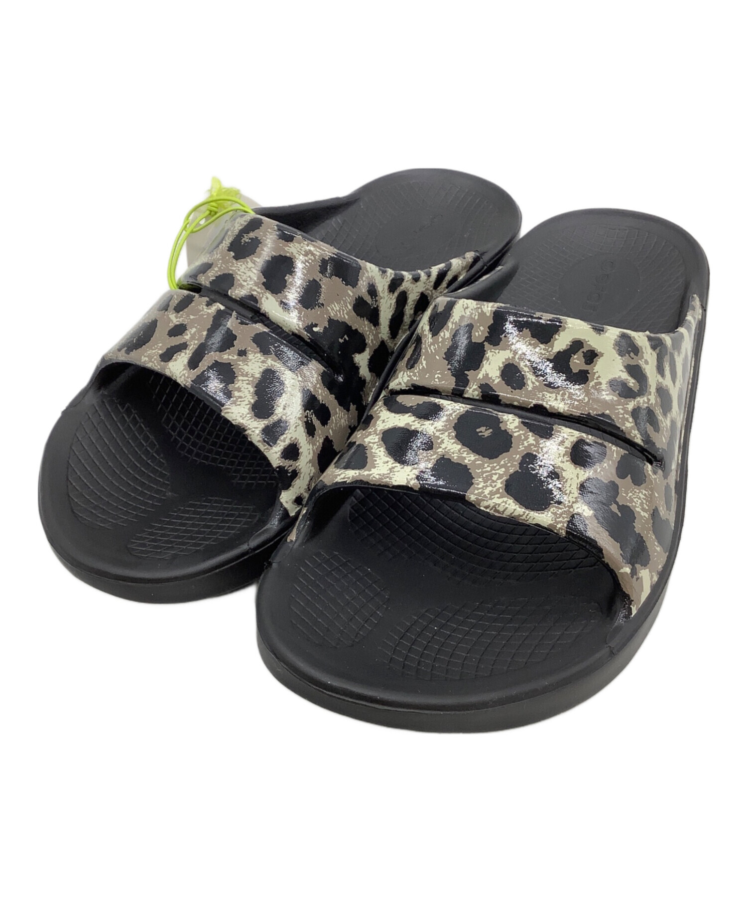 fcrb ウーフォス　美中古　oofos OOFOS - OOFOS ウーフォス サンダル 24.5cm 黒 【古着】【中古】【送料