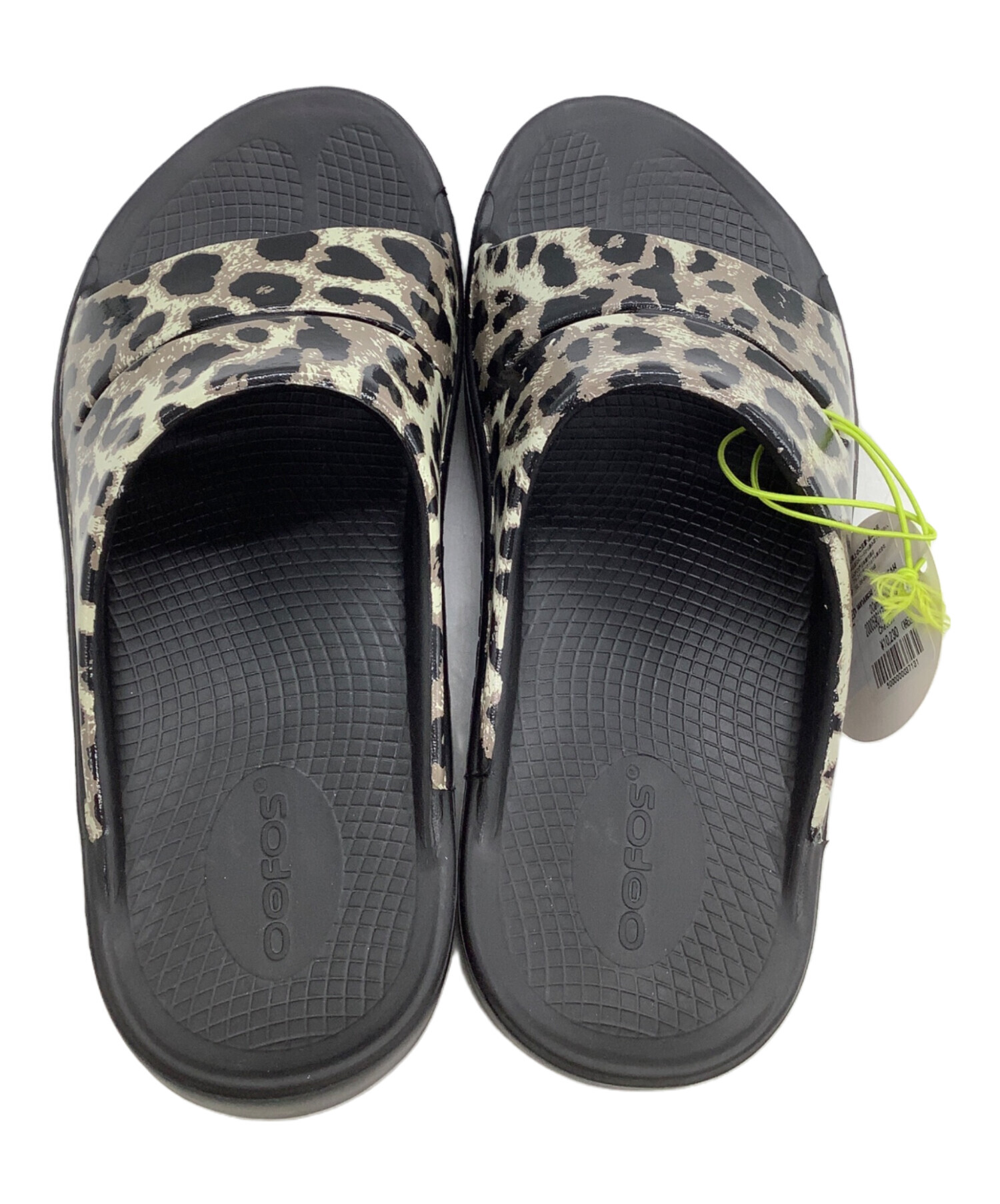 fcrb ウーフォス　美中古　oofos OOFOS - OOFOS ウーフォス サンダル 24.5cm 黒 【古着】【中古】【送料