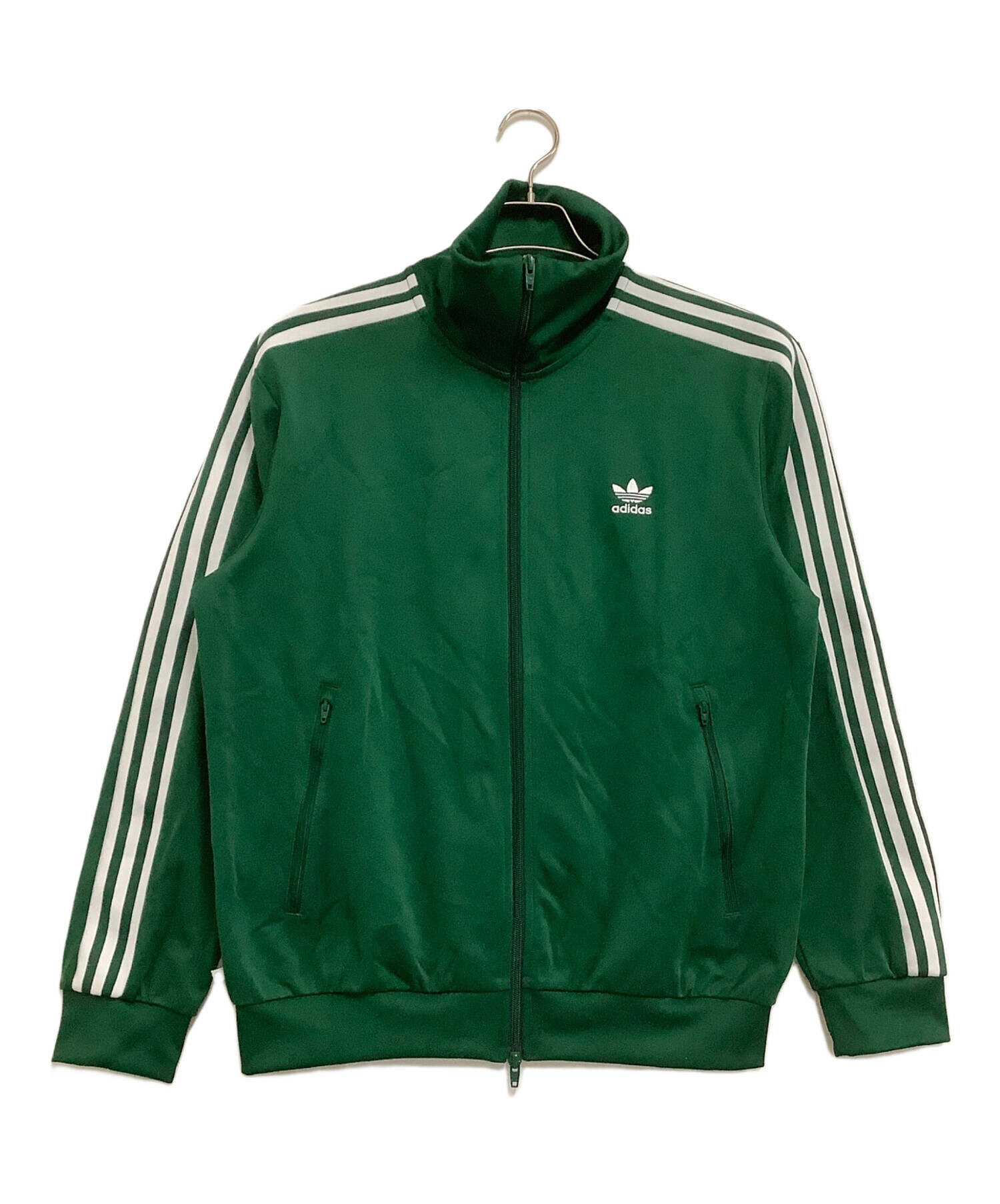 アディダス ベッケンバウアー トラックジャケット 2XL グリーン 中古・古着通販】adidas (アディダス) トラックジャケット ベッケン
