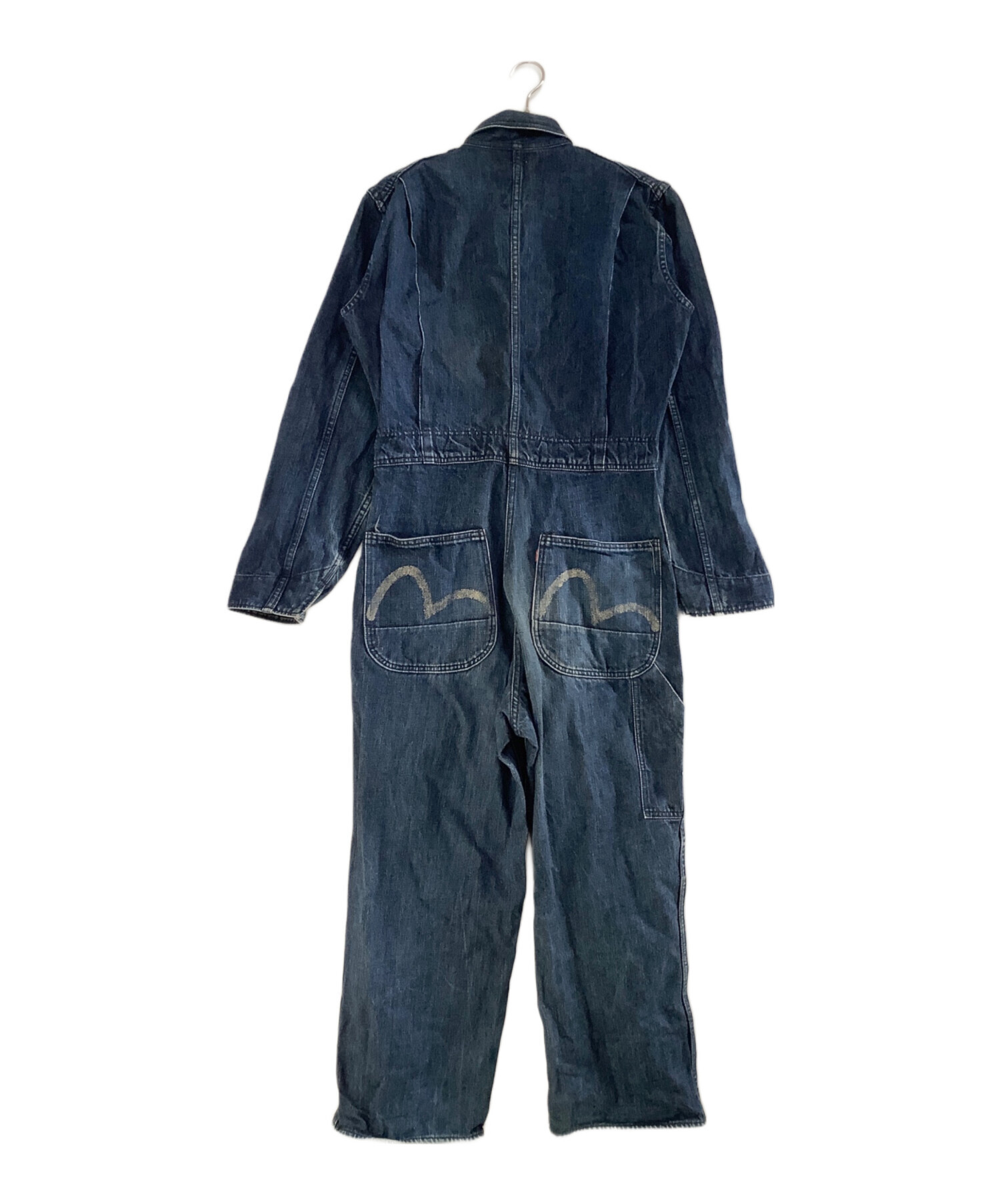 中古・古着通販】EVISU (エヴィス) オーバーオール インディゴ サイズ