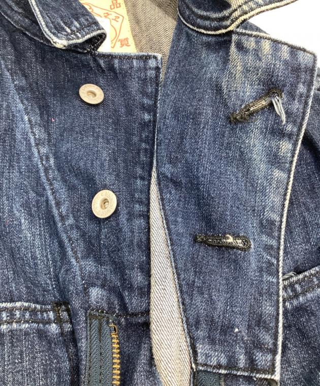 中古・古着通販】EVISU (エヴィス) オーバーオール インディゴ サイズ