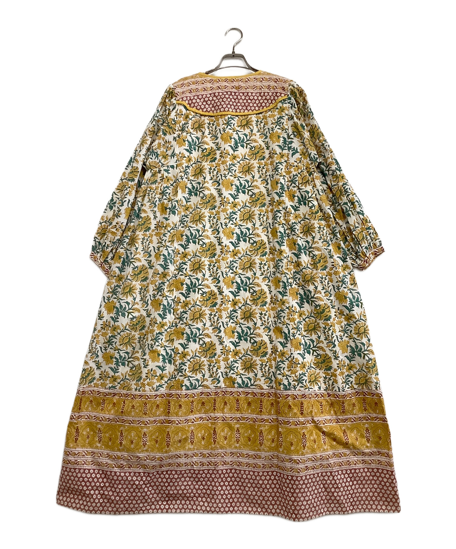 中古・古着通販】freada (フリーダ) 長袖ワンピース インド胸キルト