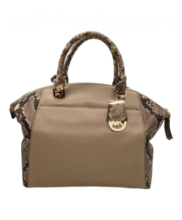 マイケルコースショルダーバッグ　ベージュ 中古・古着通販】MICHAEL KORS (マイケル・コース) ショルダーバッグ