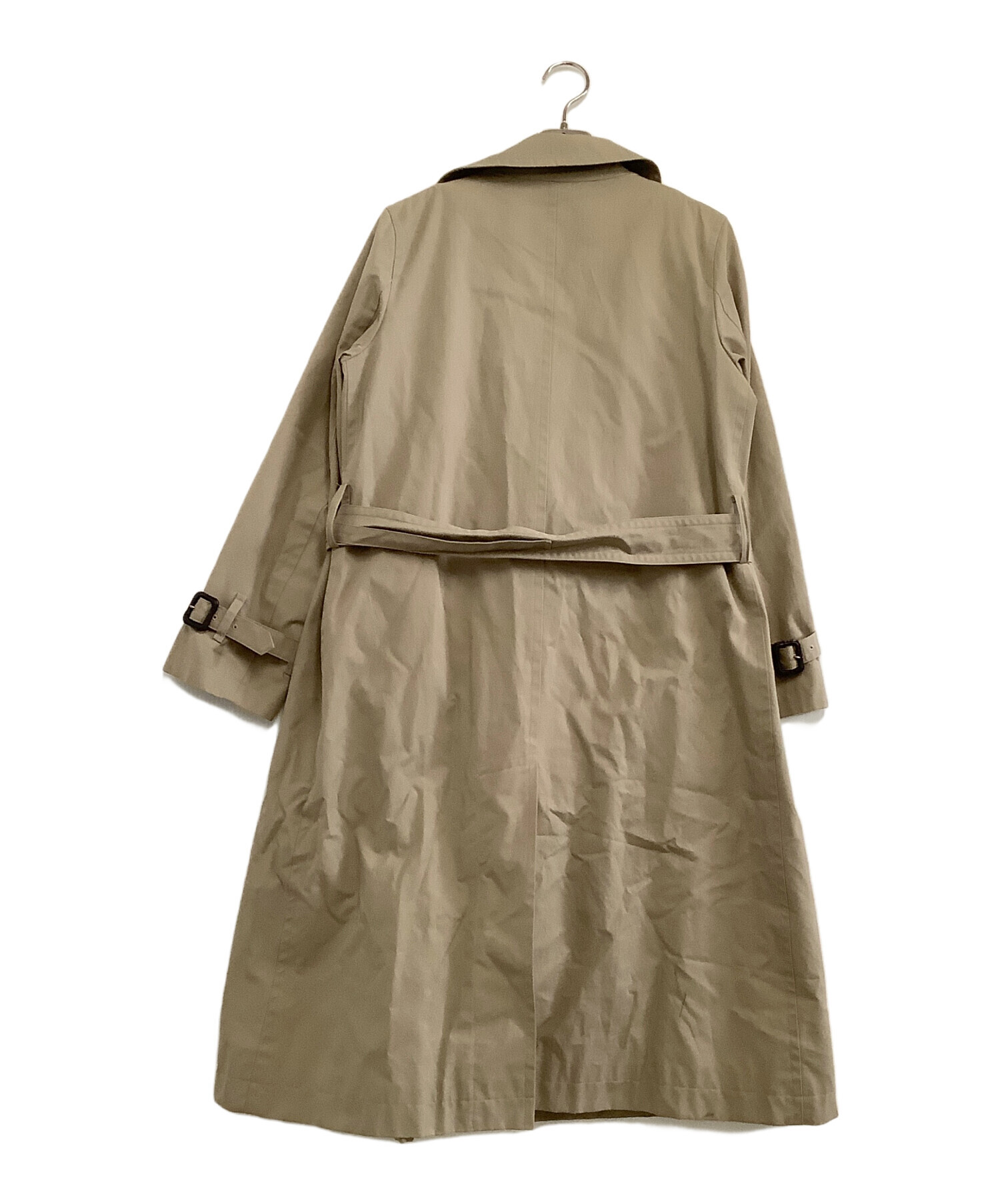 【MARGARET HOWELL】希少!! トレンチコート ダブル ベルト付　L 中古・古着通販】MARGARET HOWELL (マーガレットハウエル) インナー