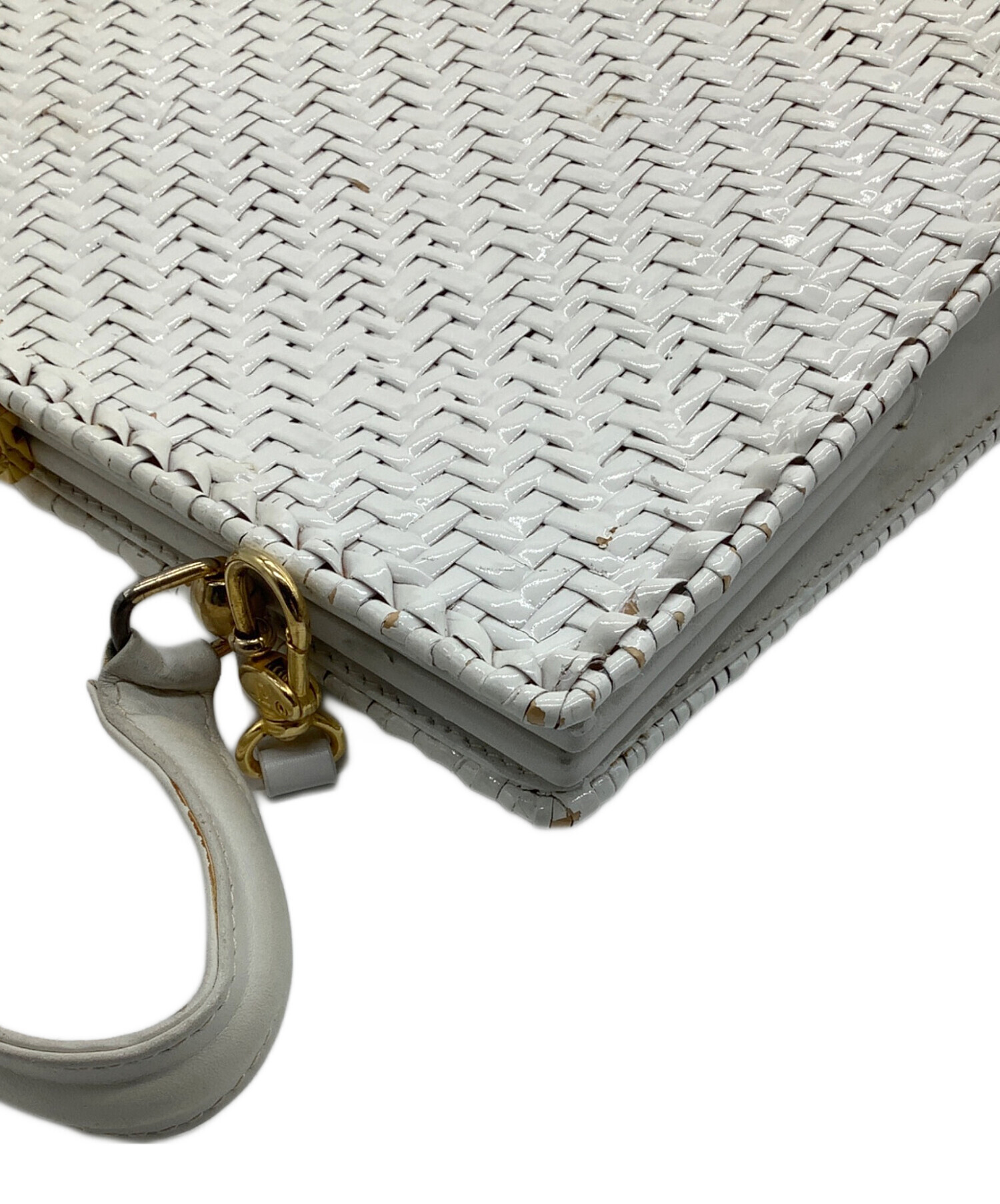 中古・古着通販】FENDI (フェンディ) カゴバッグ ホワイト｜ブランド