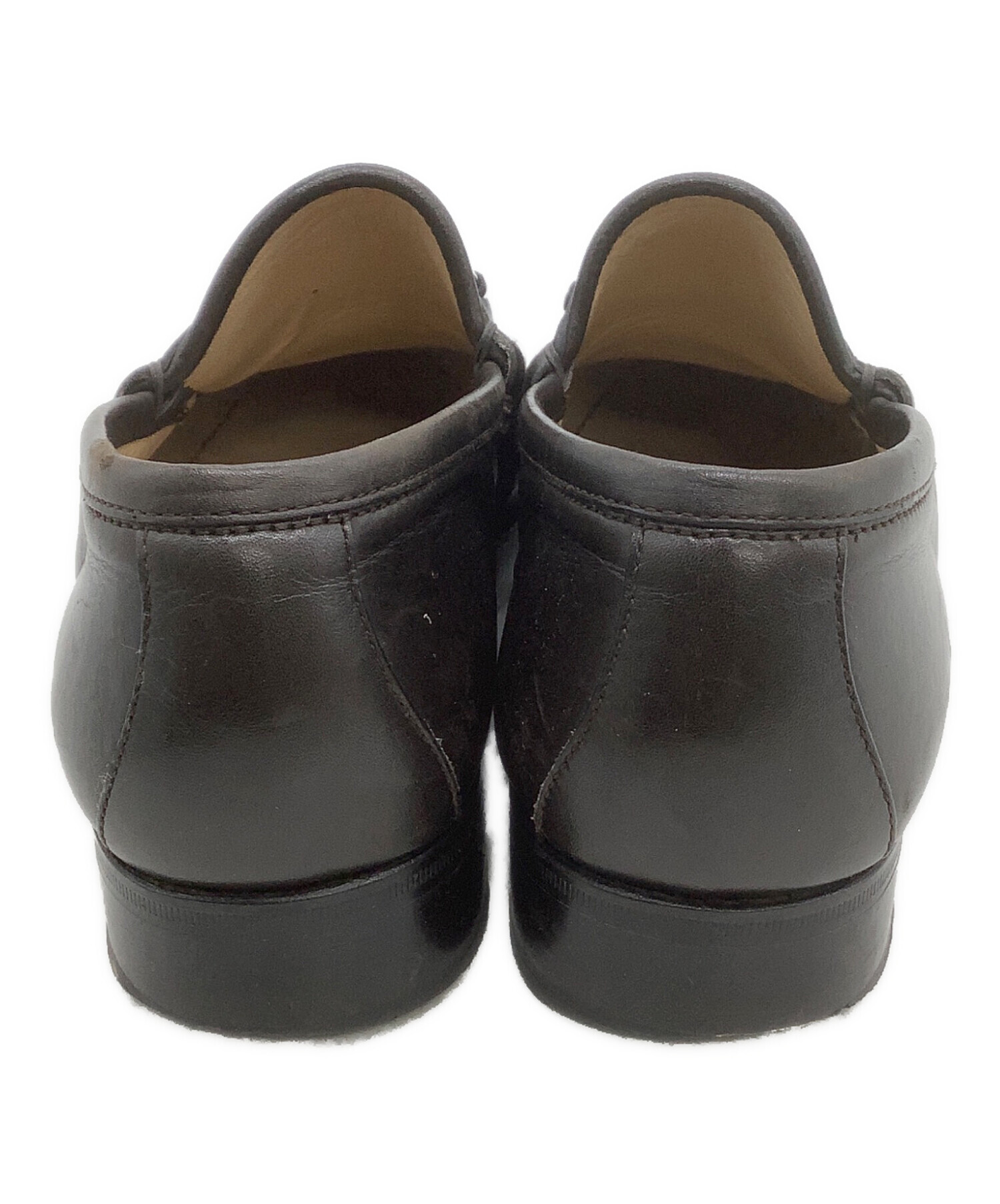 中古・古着通販】GUCCI (グッチ) ホースビットローファー ブラウン
