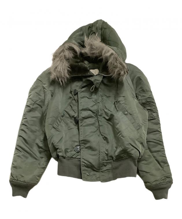 【Sサイズ】【ビンテージ美品】【1982会計】【アルファ】【N-2B】【カーキ】 中古・古着通販】ALPHA (アルファ) N-2Bフライトジャケット カーキ