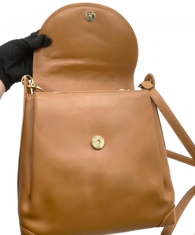 中古・古着通販】BALLY (バリー) レザーショルダーバッグ キャメル