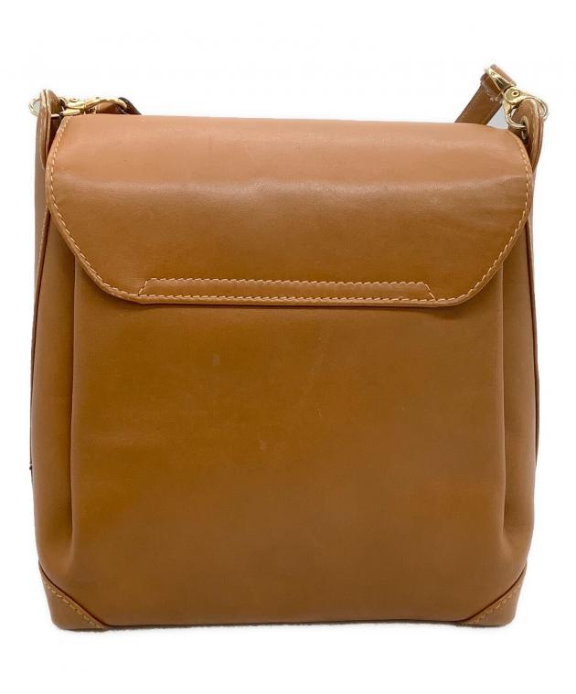 中古・古着通販】BALLY (バリー) レザーショルダーバッグ キャメル