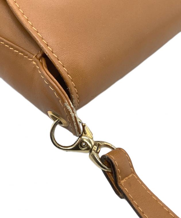 中古・古着通販】BALLY (バリー) レザーショルダーバッグ キャメル