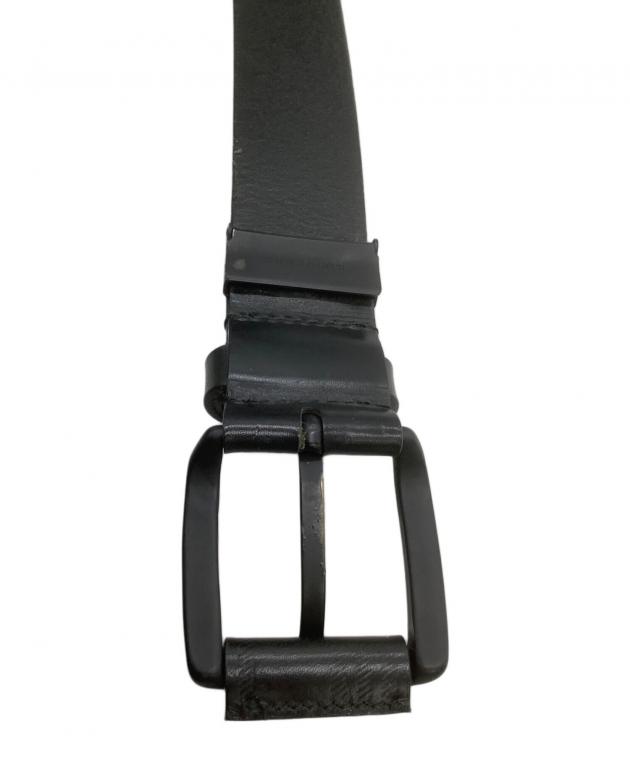 未使用タグ付き バーバリー エンボス加工 本革レザーベルト 箱付き