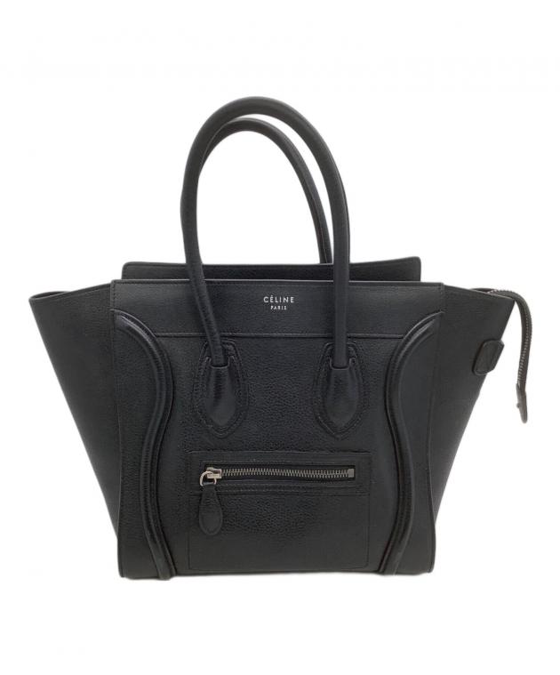 CÉLINE マイクロ ラゲージ ハンドバッグ 中古・古着通販】CELINE (セリーヌ) ハンドバッグ ラゲージ マイクロ