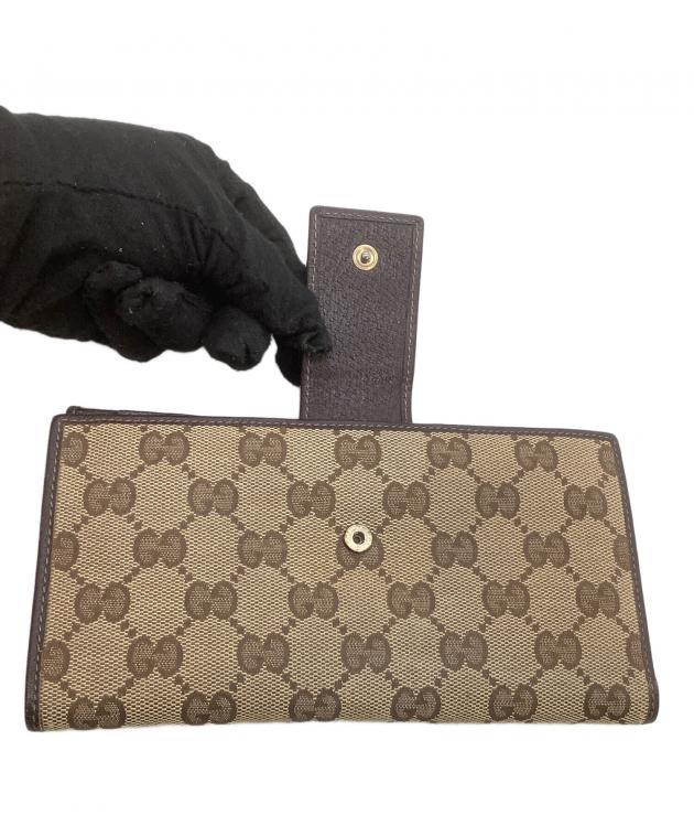 GUCCI グッチ長財布　USED 中古・古着通販】GUCCI (グッチ) 長財布 ブラック｜ブランド・古着通販
