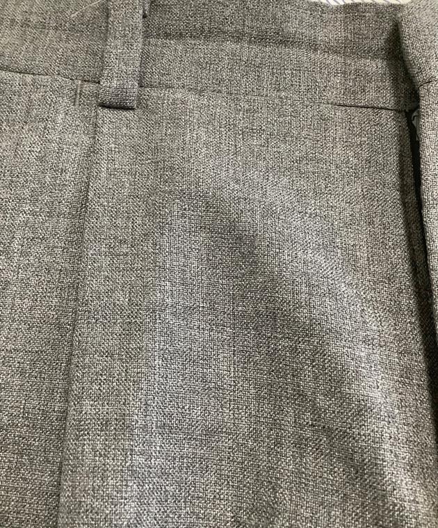 KENNETH FIELD グレー チェック柄 スラックス 中古・古着通販】kenneth field (ケネスフィールド) スラックス グレー