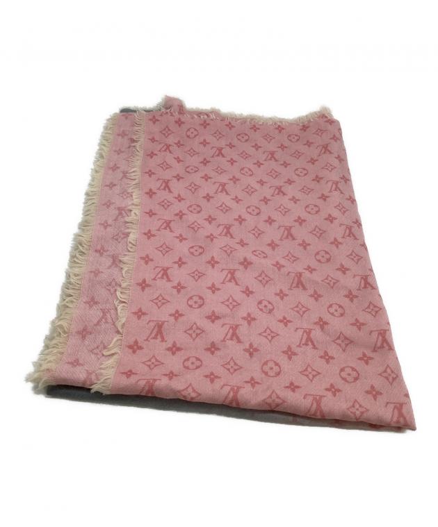 新品未使用 LOUIS VUITTON 大判ピンク ストール 中古・古着通販】LOUIS VUITTON (ルイ ヴィトン) 大判ストール ピンク