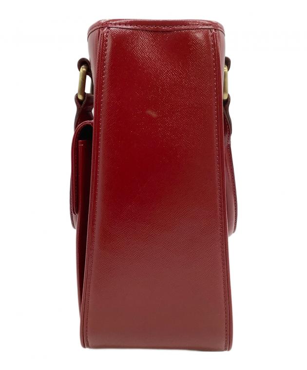 中古・古着通販】BURBERRY (バーバリー) ハンドバッグ レッド