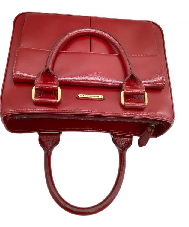 中古・古着通販】BURBERRY (バーバリー) ハンドバッグ レッド