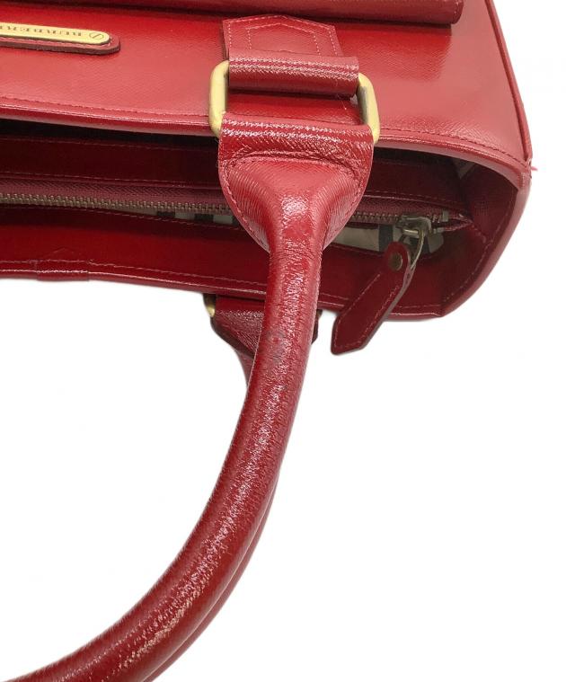 中古・古着通販】BURBERRY (バーバリー) ハンドバッグ レッド