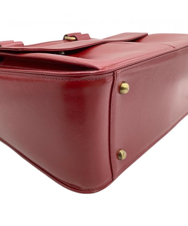 中古・古着通販】BURBERRY (バーバリー) ハンドバッグ レッド
