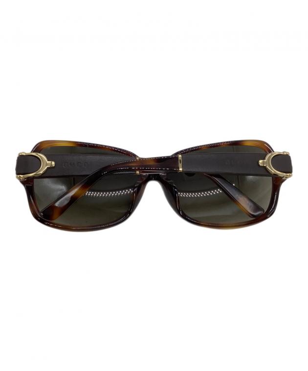 GUCCI　グッチ　正規品　サングラス　中古　レディース 中古・古着通販】GUCCI (グッチ) サングラス ブラウン サイズ:60□14