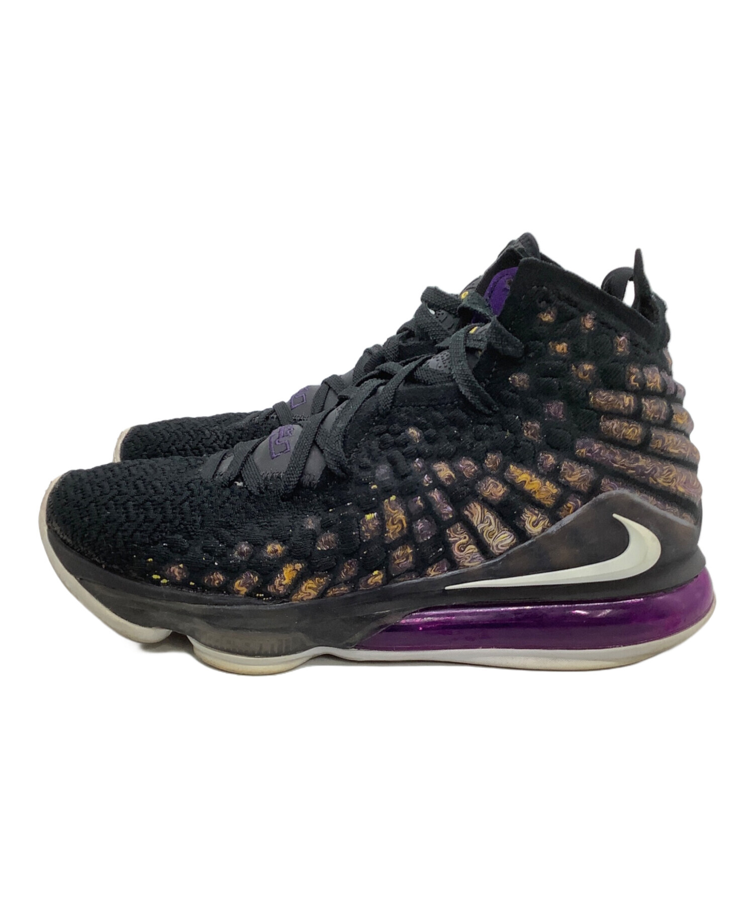 中古・古着通販】NIKE (ナイキ) ハイカットスニーカー Lebron 17 
