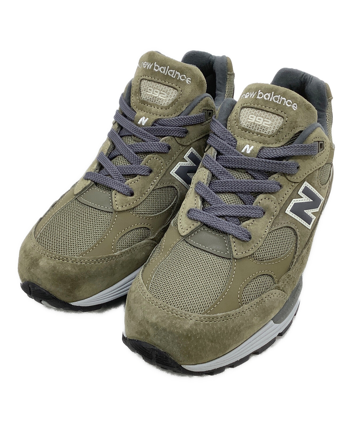 中古・古着通販】NEW BALANCE (ニューバランス) スニーカー 992 カーキ
