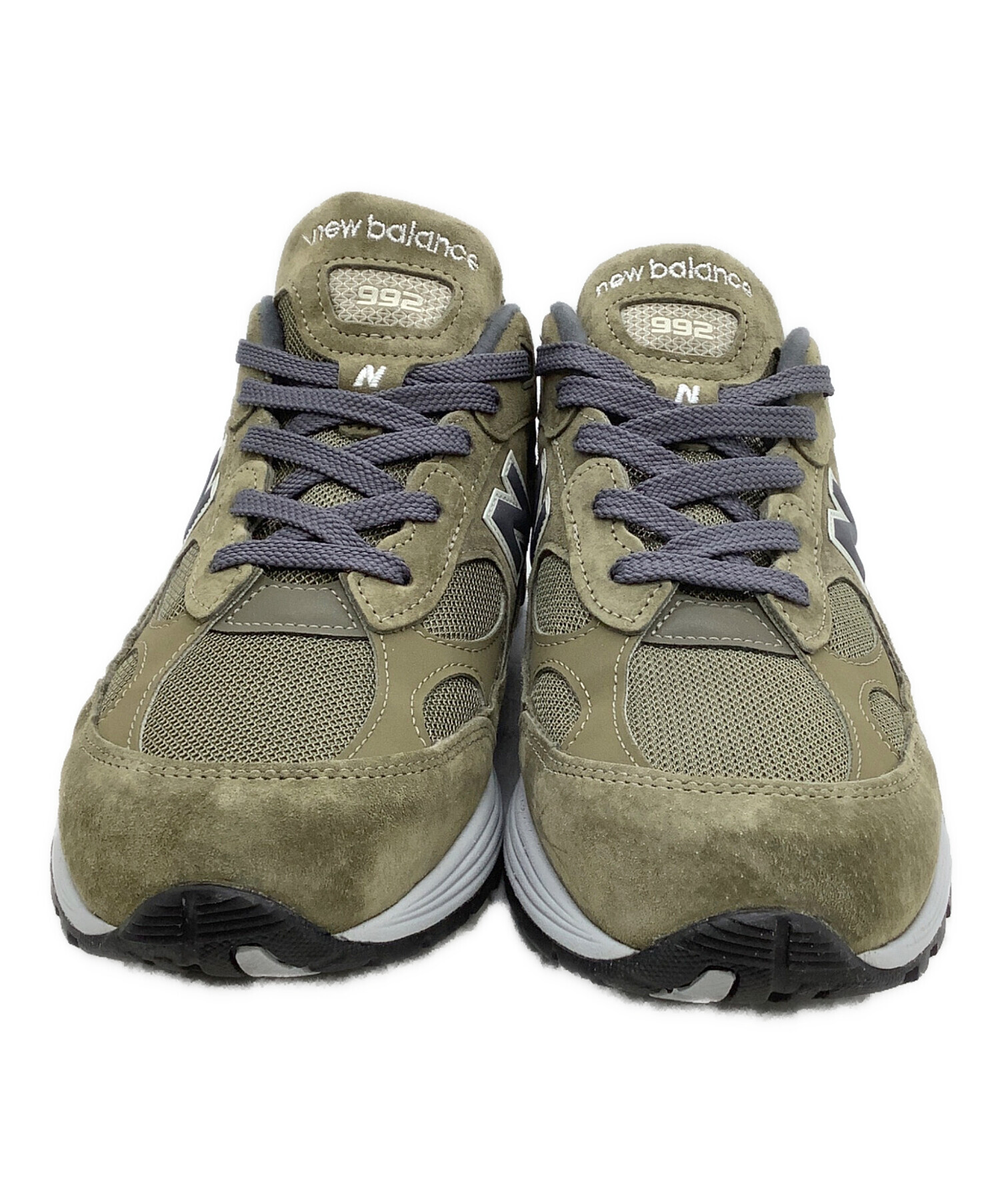 中古・古着通販】NEW BALANCE (ニューバランス) スニーカー 992 カーキ 