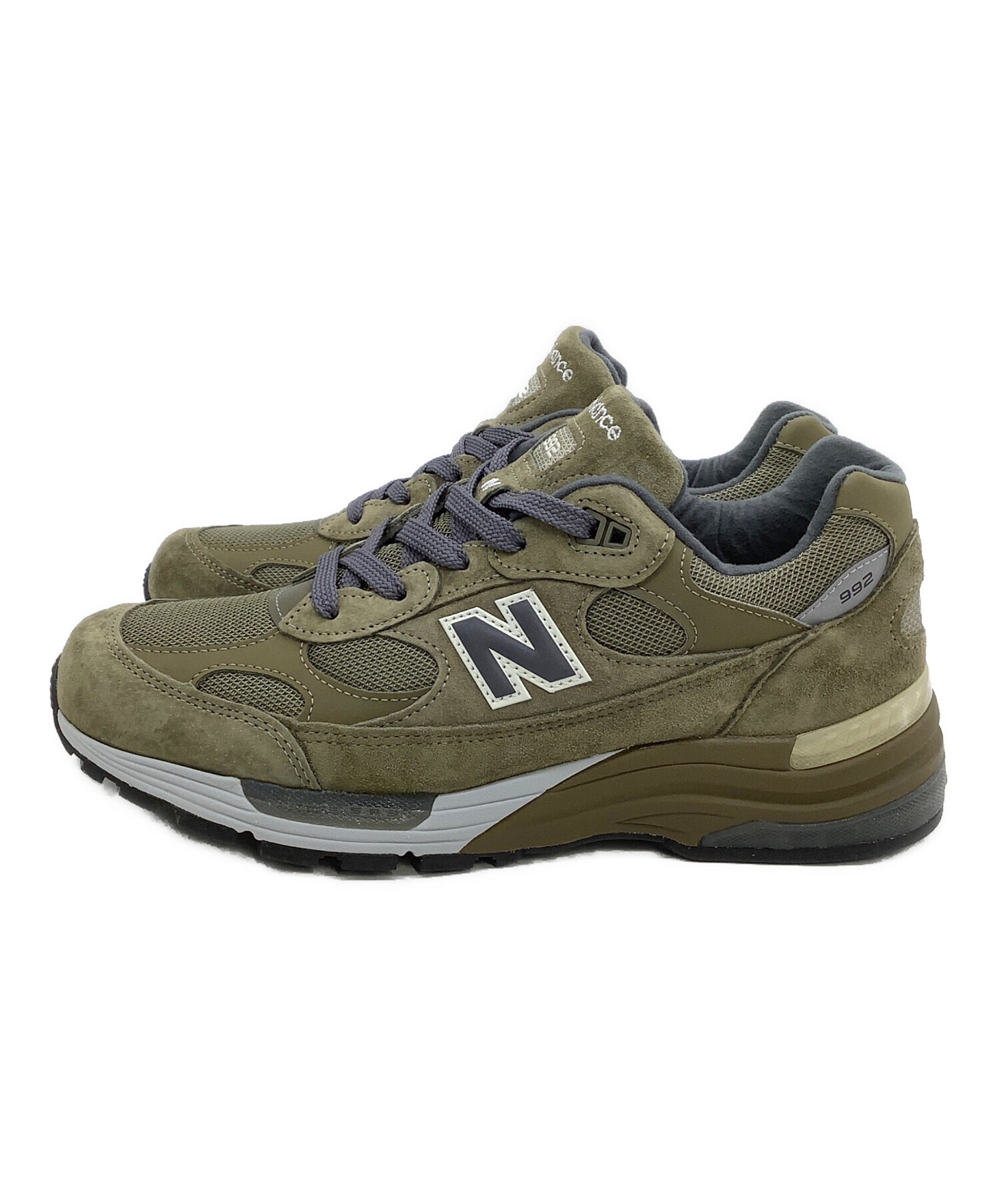 中古・古着通販】NEW BALANCE (ニューバランス) スニーカー 992 カーキ