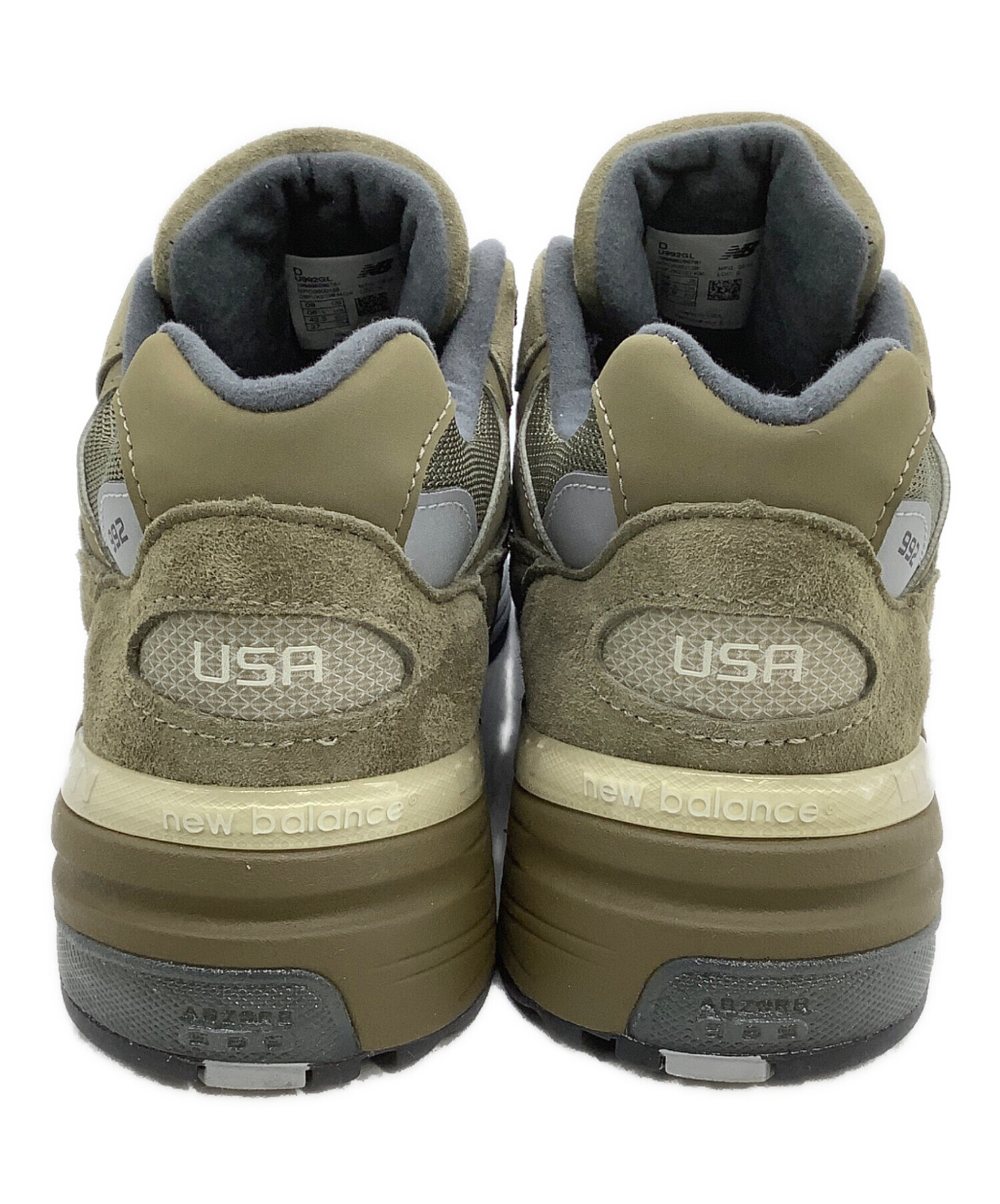 中古・古着通販】NEW BALANCE (ニューバランス) スニーカー 992 カーキ