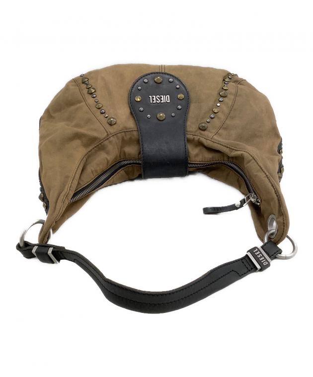 中古・古着通販】DIESEL (ディーゼル) ハーフムーンショルダーバッグ