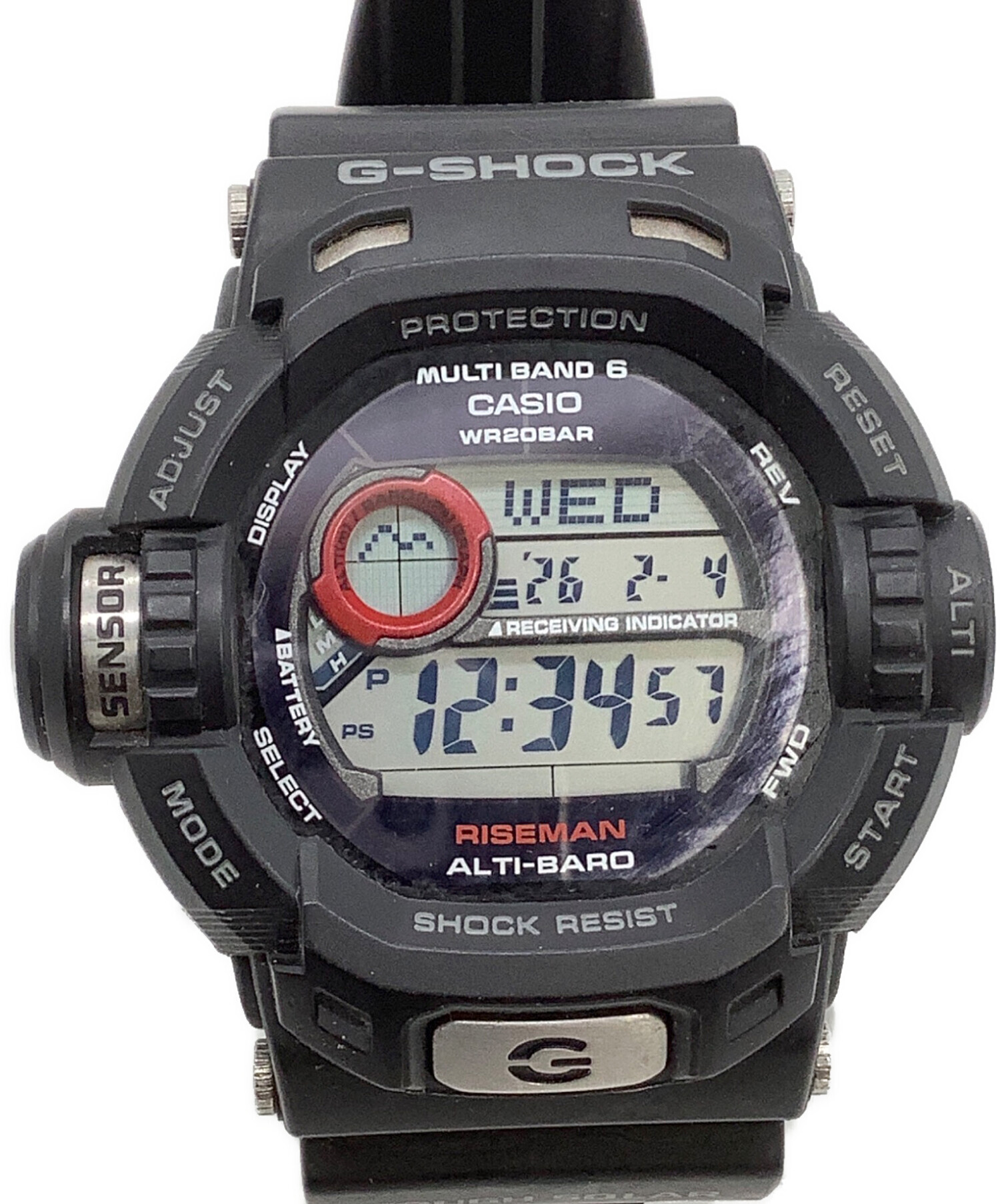 中古・古着通販】CASIO (カシオ) デジタルウォッチ G-SHOCK ライズマン