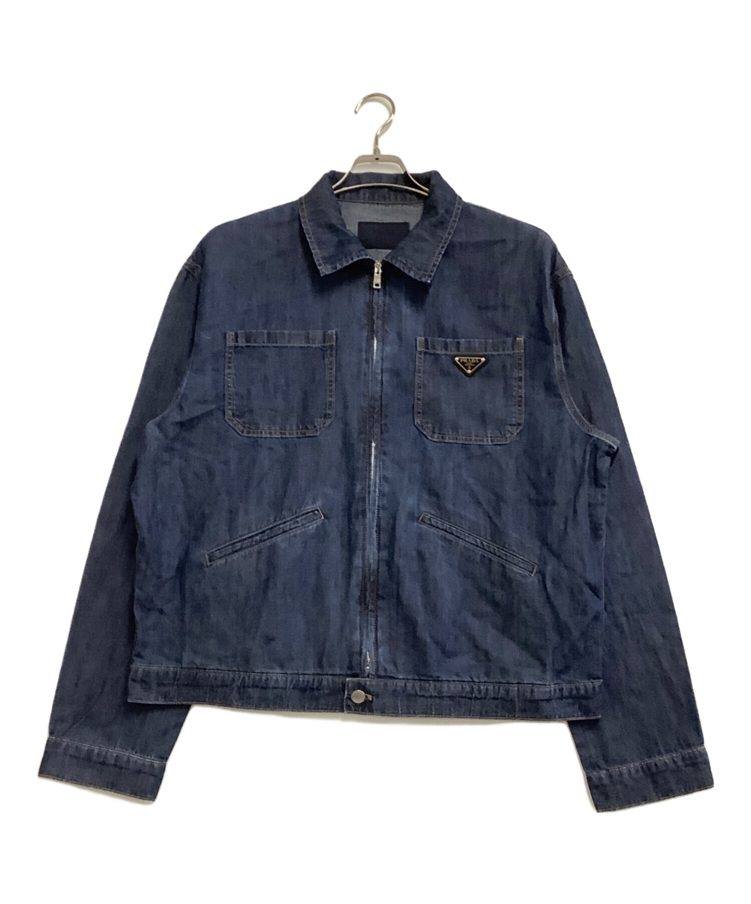 中古・古着通販】PRADA (プラダ) シャンブレーブルゾン インディゴ